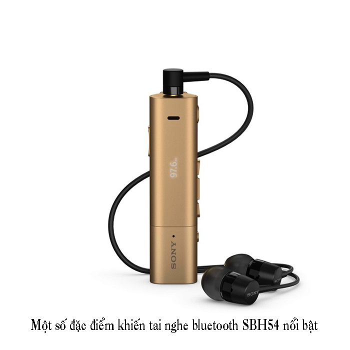 2 đặc điểm khiến tai nghe bluetooth SBH54 nổi bật