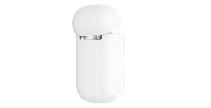 hộp sạc đi kèm của tai nghe có trữ pin lên tới 180mAh