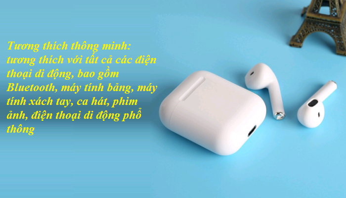 Tai nghe bluetooth i 11 TWS được thiết kế tương tự như chiếc tai nghe Earpods Tai nghe bluetooth i 11 TWS được thiết kế tương tự như chiếc tai nghe Earpods